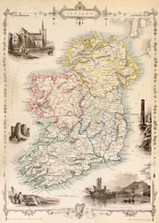 Map of Ireland from 