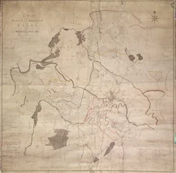 Map of the Parish or Borough of Leeds