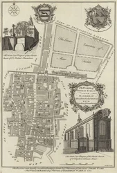 Map of the Wards of Coleman Street and Bassishaw, London