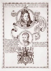 Mary, Queen of Scots and her son, King James