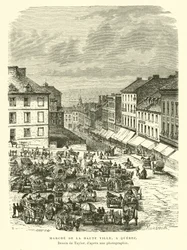 Market of the Upper Town, Quebec City, Canada