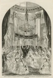 Marriage ceremonial of the Baron Alphonse de Rothschild and Miss Leonora Rothschild