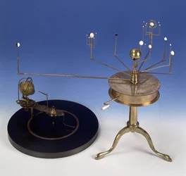 Martin-type portable Planetarium or Orrery, by Thomas Blunt, George Newman and Thomas Voigt, c.1808