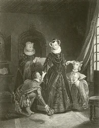 Mary Queen of Scots in Lochleven Castle