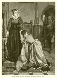 Mary Queen of Scots receiving her Death-Warrant, 1557