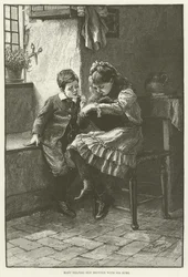 Mary Helping Her Brother with His Sums