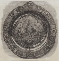Masonic Shield presented to General Ramsay, Provincial Grand Master of Bengal