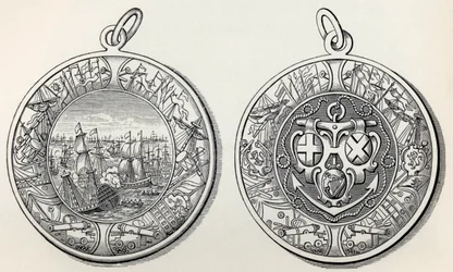 Medal commemorating Admiral Robert Blake