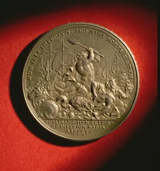 Medal commemorating the Battle of La Hogue in 1692