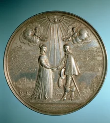 Medal commemorating the Marriage of the Princess Mary to William II of Orange, 1640