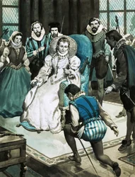 Miles Philips Being Given an Audience by Queen Elizabeth I