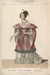 Mme Casimir in the Role of Antonia, Opera Comique