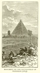Monument on the Battle-Field of Waterloo (1815)