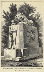 Monument to John Jackson in Brompton Cemetery