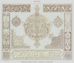 Moresque, Decorations from Various Mosques