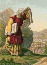 Moses descending from Mount Sinai