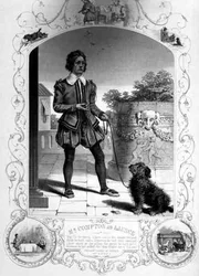 Mr Compton as Lance, Act IV Scene II, in Two Gentlemen of Verona, by William Shakespeare