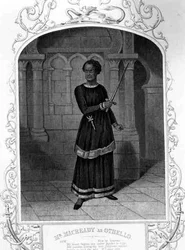 Mr Macready as Othello, Act II Scene 3, in the Play by William Shakespeare