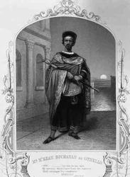 Mr McKean Buchanan as Othello, Act I Scene 2, in the Play by William Shakespeare