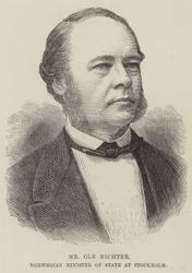 Mr Ole Richter, Norwegian Minister of State at Stockholm