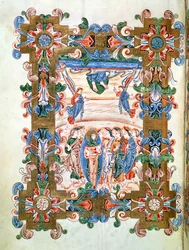 The Ascension of Christ, from the Missal of Robert of Jumieges, c.1016