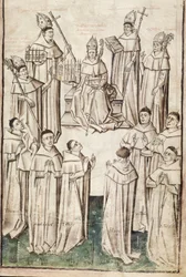 Life of William of Wykeham by Thomas Chaundler (Ms. New Coll 288, f4r)