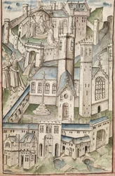 Life of William of Wykeham by Thomas Chaundler (Ms. New Coll 288, f4v)