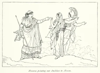 Musaeus pointing out Anchises to Aeneas