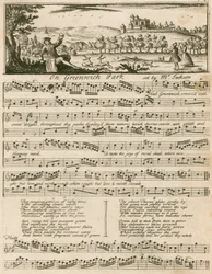 Musical score: On Greenwich Park, set by Mr Jackson