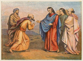 Nathaniel brought to Jesus