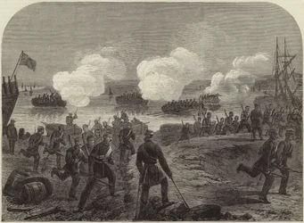 Night Attack of the Kent Artillery Volunteers in Ore Creek