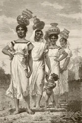 Nineteenth Century Paraguayan Country Girls