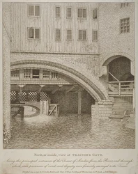North View of Traitors Gate, Tower of London, Published by Nathaniel Smith, 1798