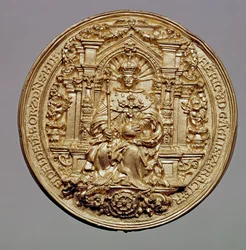Obverse of the seal of Henry VIII (1491-1547)