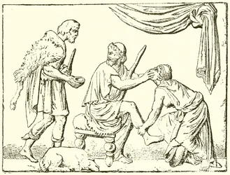 Odysseus recognized by his Nurse