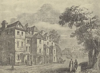 Old Houses facing College
