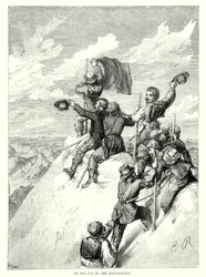 On the Top of the Wetterhorn