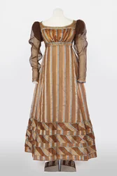 One of a Pair of Matching Dresses Worn by Two Sisters at the Duchess of Richmond