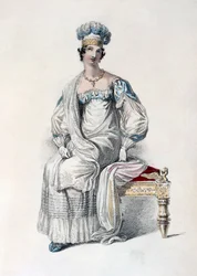 Opera dress, fashion plate from Ackermann