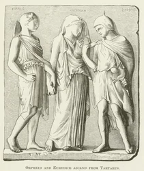 Orpheus and Eurydice Ascend from Tartarus