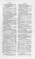 Page from a Dictionary