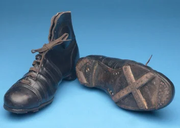 Pair of Boots with Illegal Studs