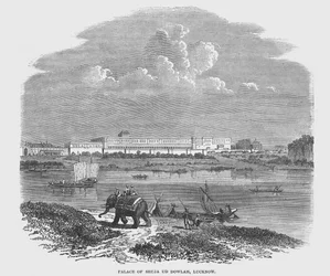Palace of Shuja Ud Dowlah, Lucknow (engraving)