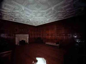 Panelling and Chimney-piece from the Old Palace, Bromley-by-Bow, c.1605