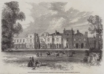 Panshanger House, Hertfordshire, the Seat of Earl Cowper