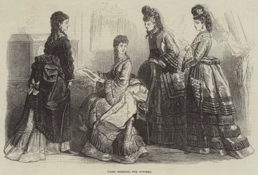 Paris Fashions for October (engraving)
