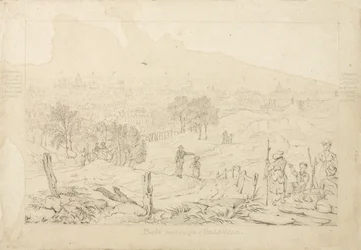 Paris from the Heights of Belle Ville, 1815