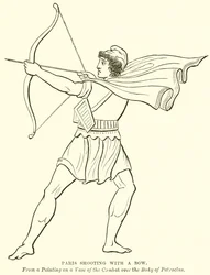 Paris Shooting with a Bow
