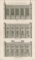 Part of the Palace of Whitehall built by Cardinal Wolsey