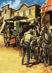 Passengers Beginning Their Journey Across America